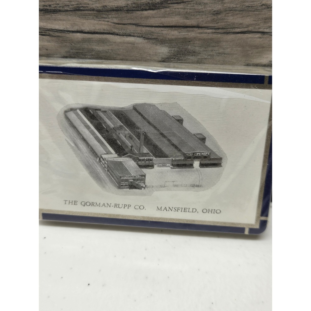 Vintage Gorman-Rupp Co Mansfield Ohio Factory Advertising Playing Cards Sealed